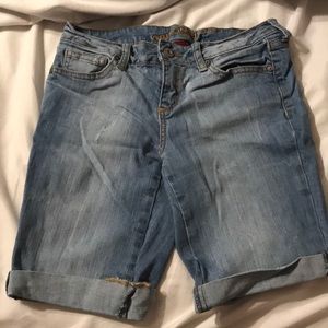 Arizona Jean Co Blue Roll-Up Jean Shorts